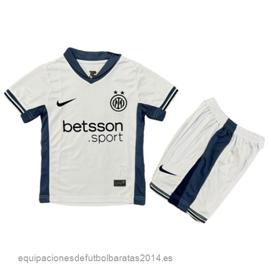 Nuevo 2ª Conjunto De Niños Inter Milán 24/25 Blanco Baratas